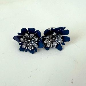 Blue Flower earrings